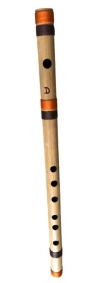 TERRAPIN TRADING LTD Handmade Wooden Bamboo Flute Indian Musical Instrument Bansuri Scale D nepalese