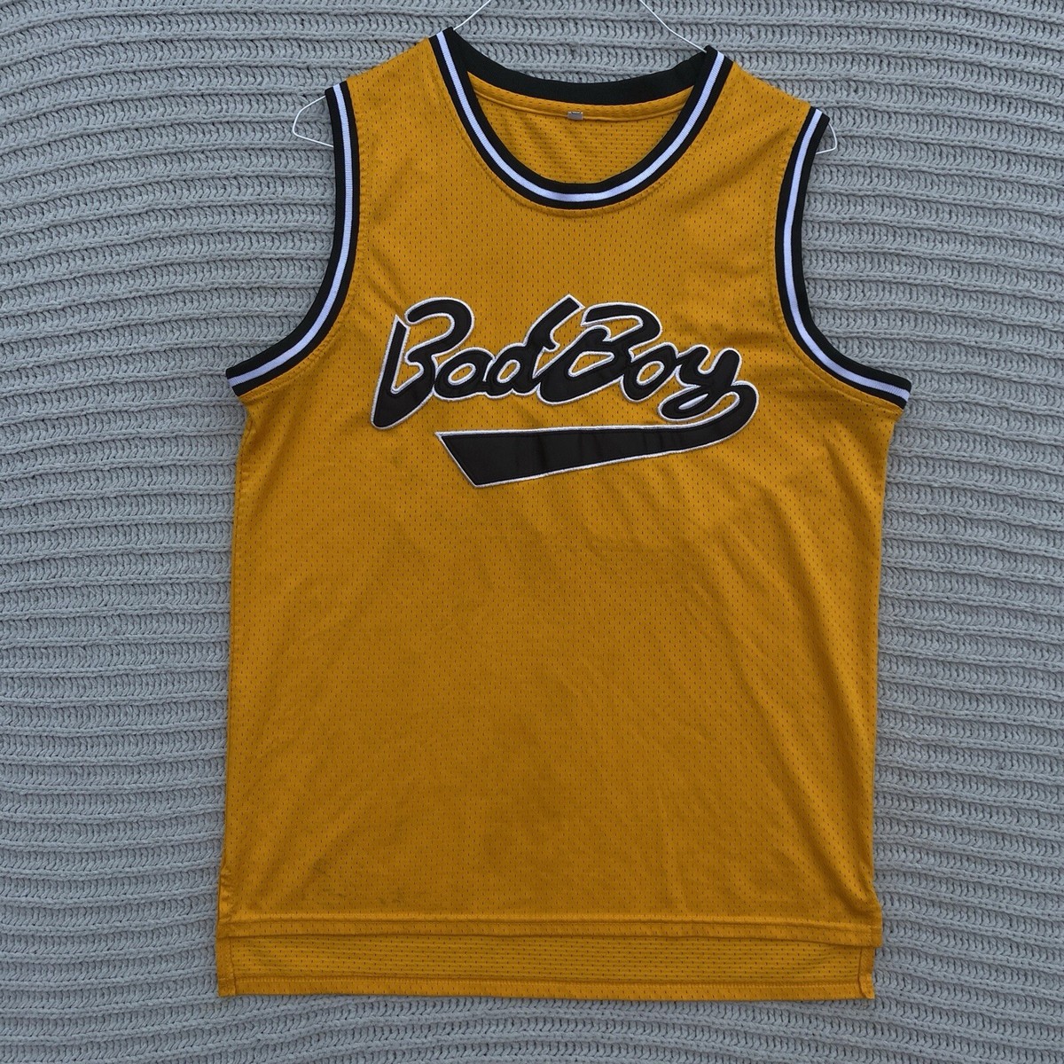 The Notorious Biggie Smalls Yellow Jersey Nike New Brooklyn Nets