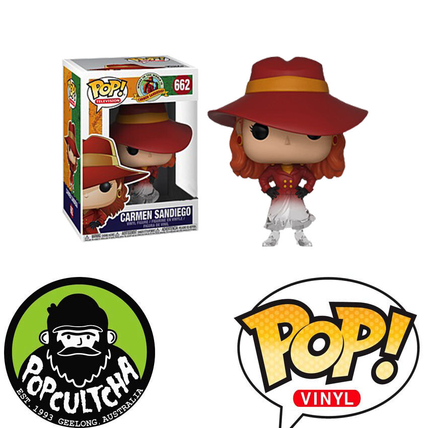 Where In The World Is Carmen Sandiego? - Carmen Sandiego Fade Pop! Vinyl &Quot;New&Quot;