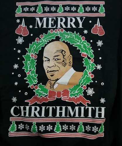 Rare Vintage Mike Tyson Merry Christmas 
