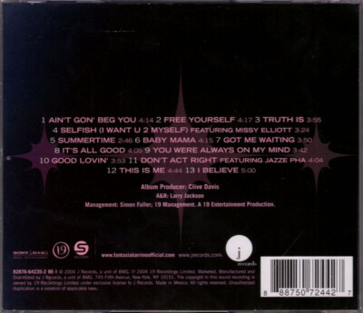 Fantasia (4) - Free Yourself - (CD, Album, Reissue) (Very Good