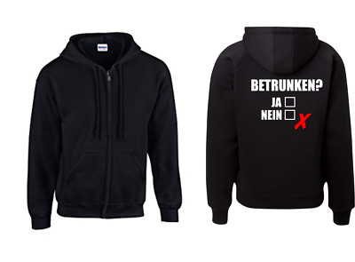 Kapuzenjacke - Betrunken ja oder nein Kirmes ( Sprüche / Lustig / Fun / Spaß )