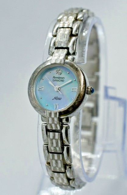 armitron women's now diamond accented watch