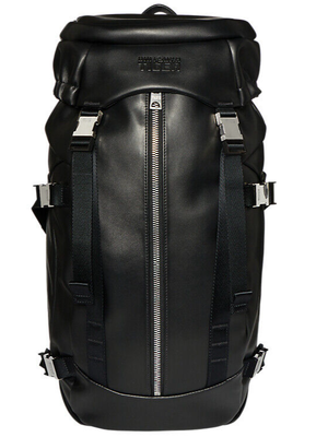 Onitsuka Tiger BACK PACK Leather Bag (20L) Black W23×H57×L19 for 