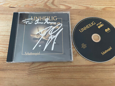 CD Gothic Unheilig / Goja / FAQ - Schattenspiel (13 Song) FOUR ROCK jc signed