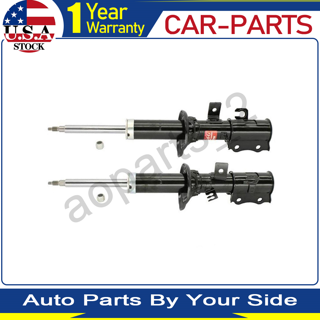 2 KYB Left+Right Front Struts Shocks Absorbers Dampers Inserts Set for