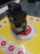 Pushmatic P215 Double Pole Two 15 Amp Circuit Breaker ITE Siemens Bulldog 15A 