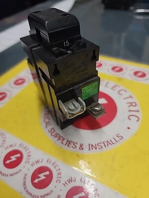 Pushmatic P215 Double Pole Two 15 Amp Circuit Breaker ITE Siemens Bulldog 15A