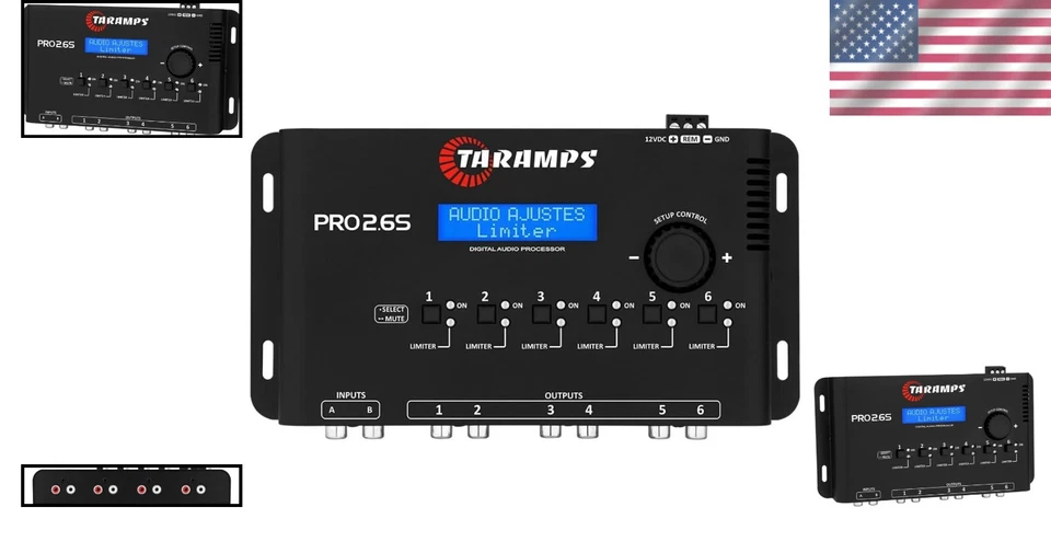 Car Audio Digital Signal Processor - Adjustable 6-Channel Equalizer, RCA Output - Image 2 of 4