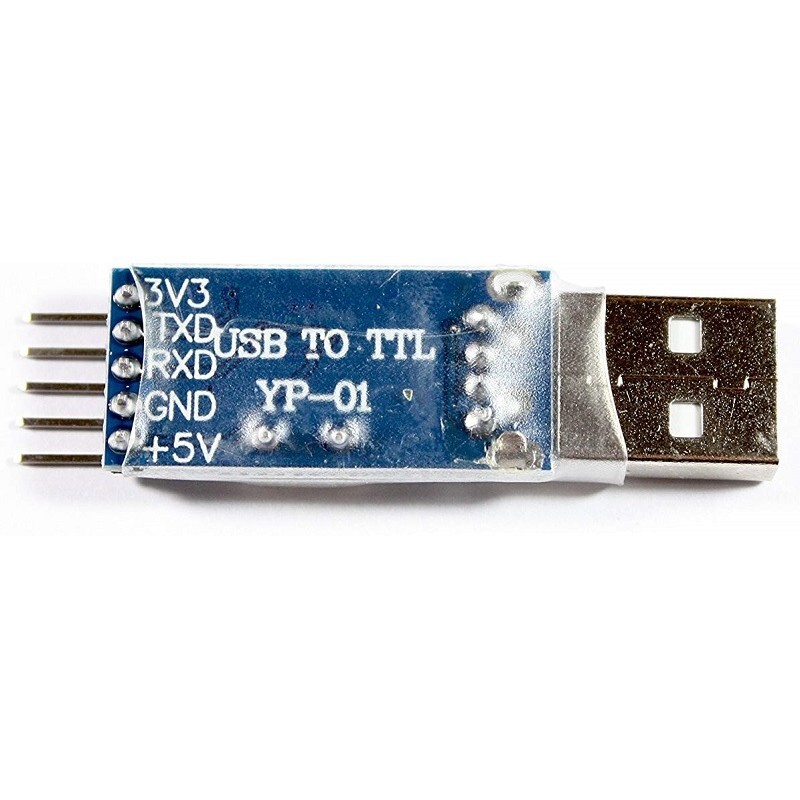 Cavo Adattatore USB A COM/TTL PL2303HX – Per Download STC, Convertitore Seriale RS232, Lunghezza 1m - 3