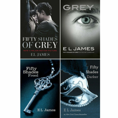 Fifty Shades of Grey Series E L James 4 Books Collection Set Paperback NEW - Picture 2 of 6