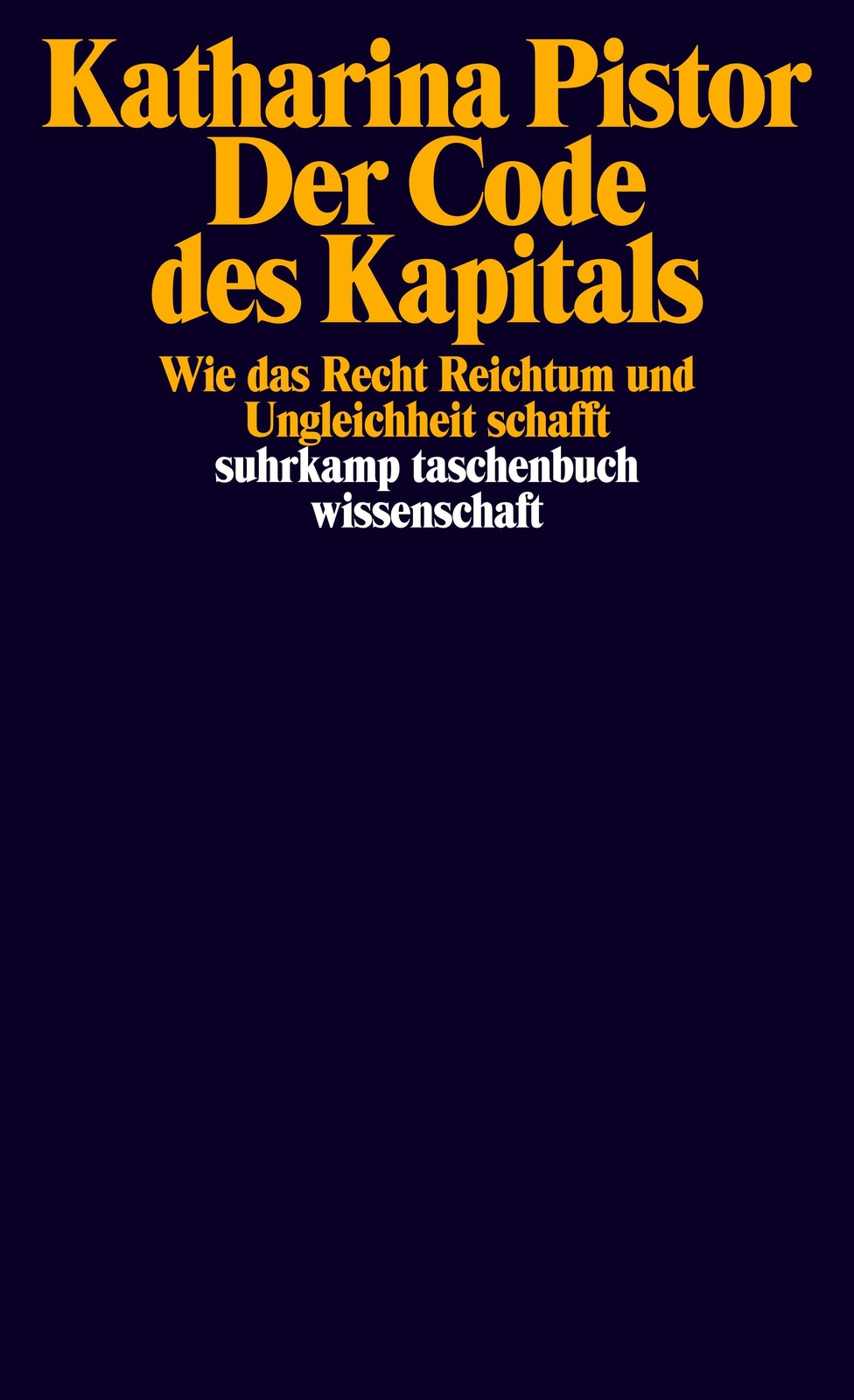 Thumbnail - Der Code Des Kapitals | Katharina Pistor | Taschenbuch | 440 S. |