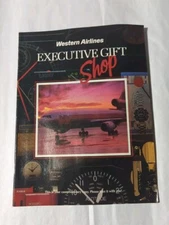 VINTAGE 1980's WESTERN AIRLINES EXECUTIVE GIFT SHOP CATALOG