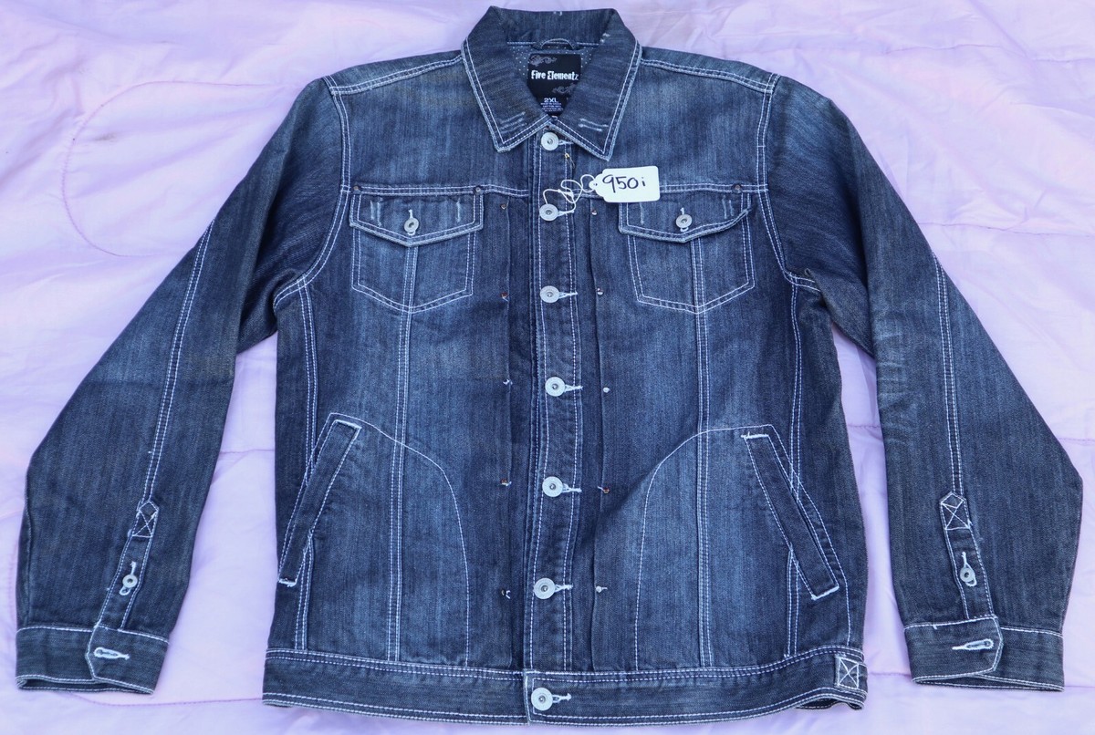 Five Elementz Jean Jacket For Men- 2XL. TAG NO.950i | eBay 