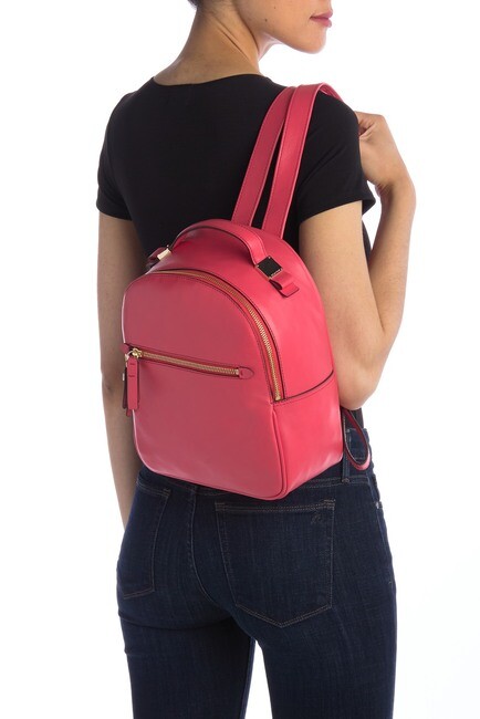 NWT Cole Haan $290 Tali Small Leather Backpack, Teaberry | eBay display picture 1