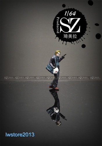 1/64 Dark Knight Joker Scene Props Miniatures Figures Model For Cars Vehicle Toy - Picture 6 of 6