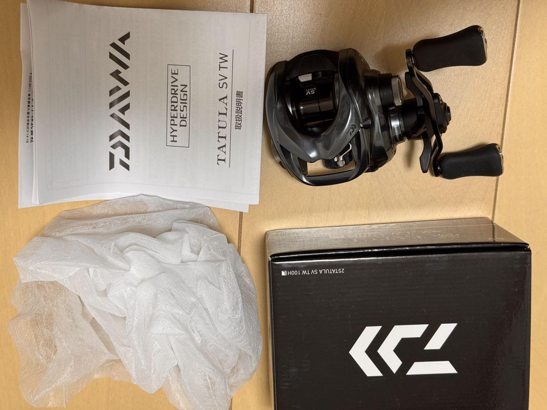 DAIWA 25 Tatula SV TW 100HL Baitcasting Reel Left Handed DAIWA 25 Tatula SV TW 100HL Baitcasting Reel Left Handed