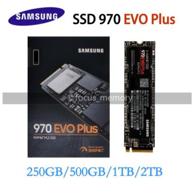 Samsung SSD 970 EVO Plus 2TB 1TB 500GB 250GB PCIe M2 2280 NVMe For Laptop lot