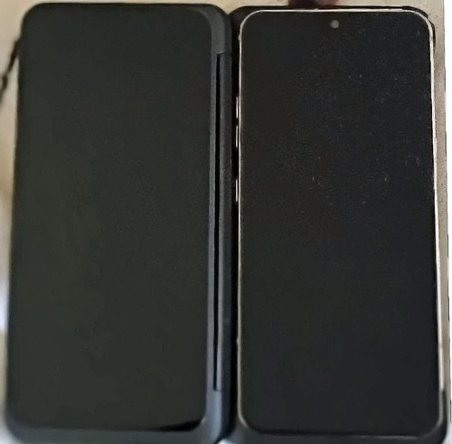 LG Dual Screen Case with LG V60 ThinQ 5G Cell phone Black
