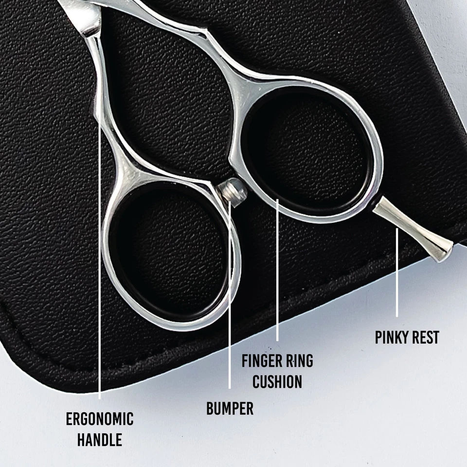Juego de tijeras de corte de pelo Ronin de Tokko Katana, kit de tijera profesional, 6,5" Foto 4 de 4