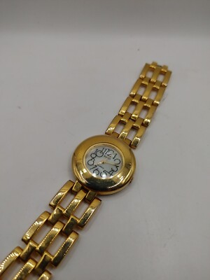 VTG 1980s Wrist Watch SUIZO Quartz Gold- Tone Bracelet  display picture 1