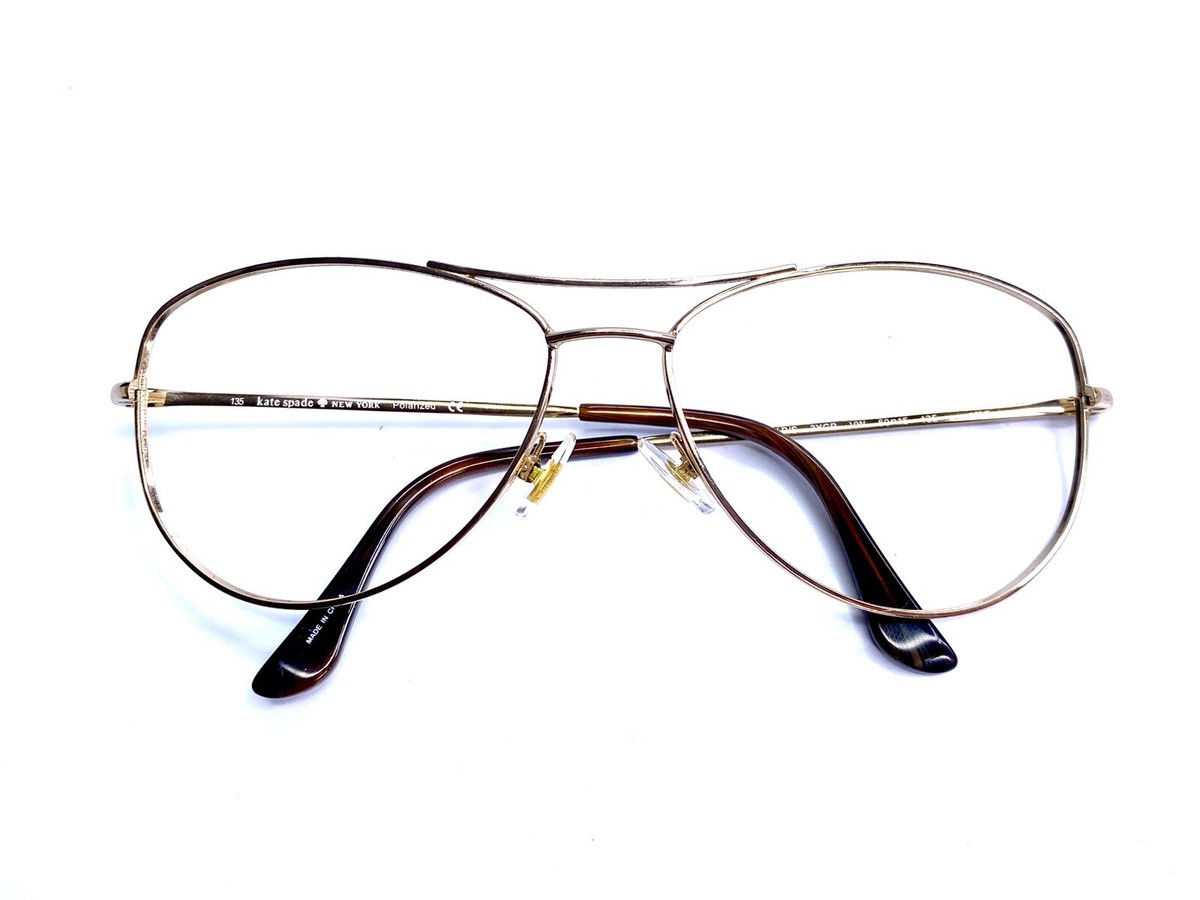 New Kate Spade NY Gold Aviator Frame Eyeglasses Ally P/S  display picture 2