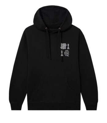 Nwt Anti Social Social Club x Undefeated Submission Hoodie Black Size M  Medium