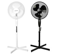 A2Z Electric Pedestal Fan 16 Inch 3-Speed Setting Remote Control Standing Fan