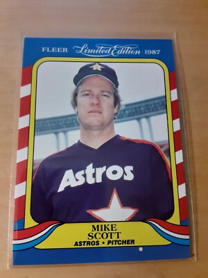 1987 Fleer Limited Edition #38 Mike Scott Houston Astros Baseball Card, SP, (NM) | eBay 1987 Fleer Limited Edition #38 Mike Scott Houston Astros Baseball Card, SP, (NM) | eBay