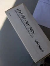 Aluratek AVS02 2-Port VGA Video Splitter High Signal Bandwidth 350MHz.Free shipp