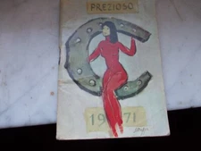 BOOKLET, CALENDAR, AGENDA, ALMANAC CAMPARI PRECIOUS "CAMPARI" 1971