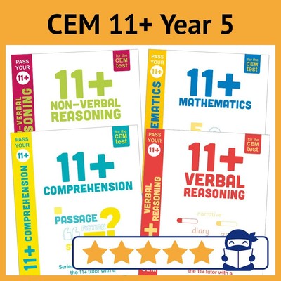 11 Plus CEM Workbooks [ Ages 9-10 ] with Full Answers - Exam Ninja NEW
