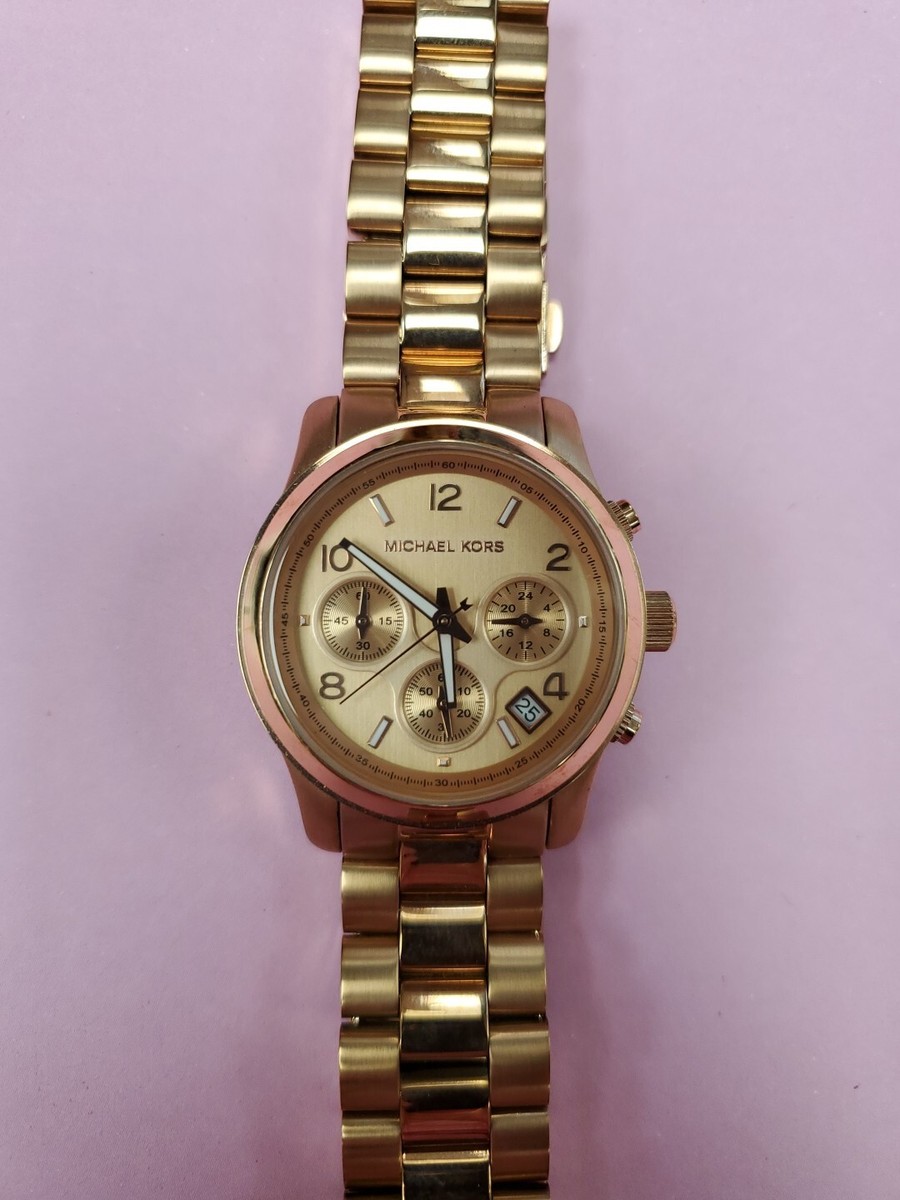 Michael Kors MK5128 Runway Rose Gold Stainless Steel 38mm  display picture 3