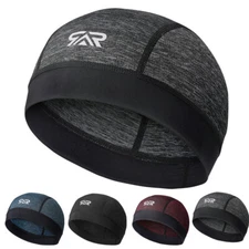 Moisture Sweat Wicking Cooling Bald Dome Skull Cap Helmet Liner Sport Beanie Hat
