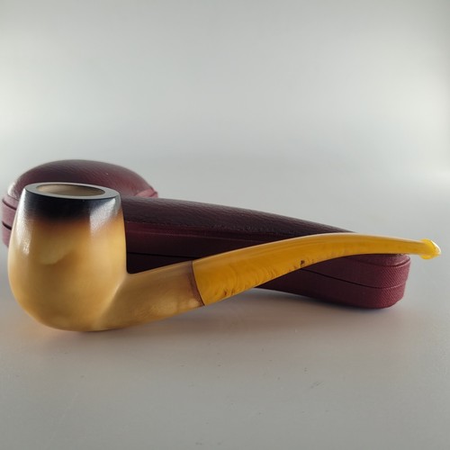 Lee Van Cleef Meerschaum Pipe handcarved block meerschaum by CPW Pipes #a1