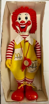 1978 Ronald McDonald Doll With Original Box True Vintage Toy | eBay