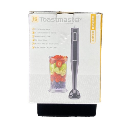 toastmaster immersion hand blender mixer black