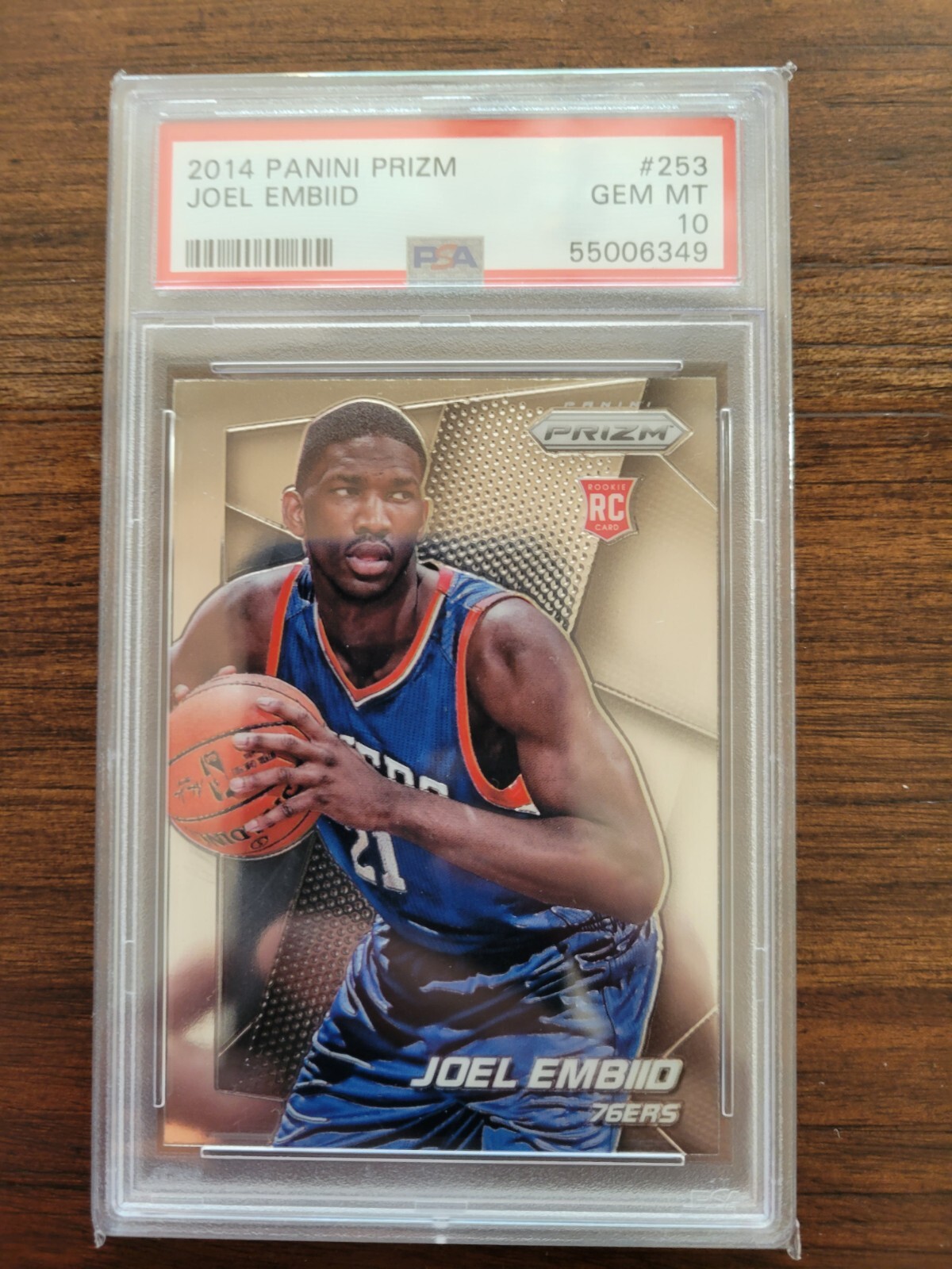 2014 PANINI PRIZM Joel Enbiid RC PSA10 2014 PANINI PRIZM Joel Enbiid RC PSA10