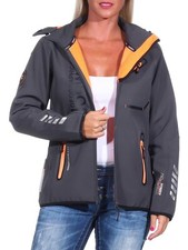 Giacca Softshell Donna Geographical Norway - Impermeabile, Antivento Con Cappuccio Per Trekking E Outdoor - Foto 9