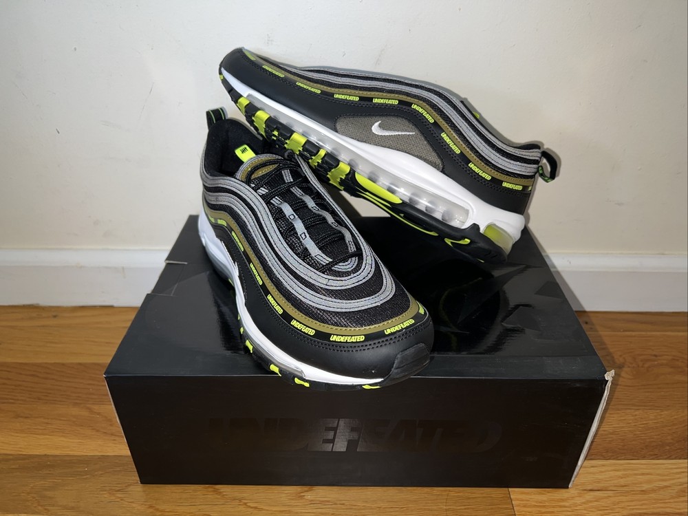 Nike Air Max 97 Undefeated Black Volt Men's Size 11 New DC4830-001