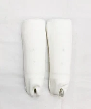 The Ultimate ShinGuard Soccer Size Large Fits Heights Over 60" White