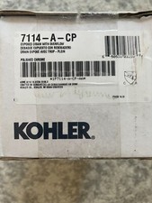 Kohler 7114-A-CP Sink Drain with Overflow - New In Box