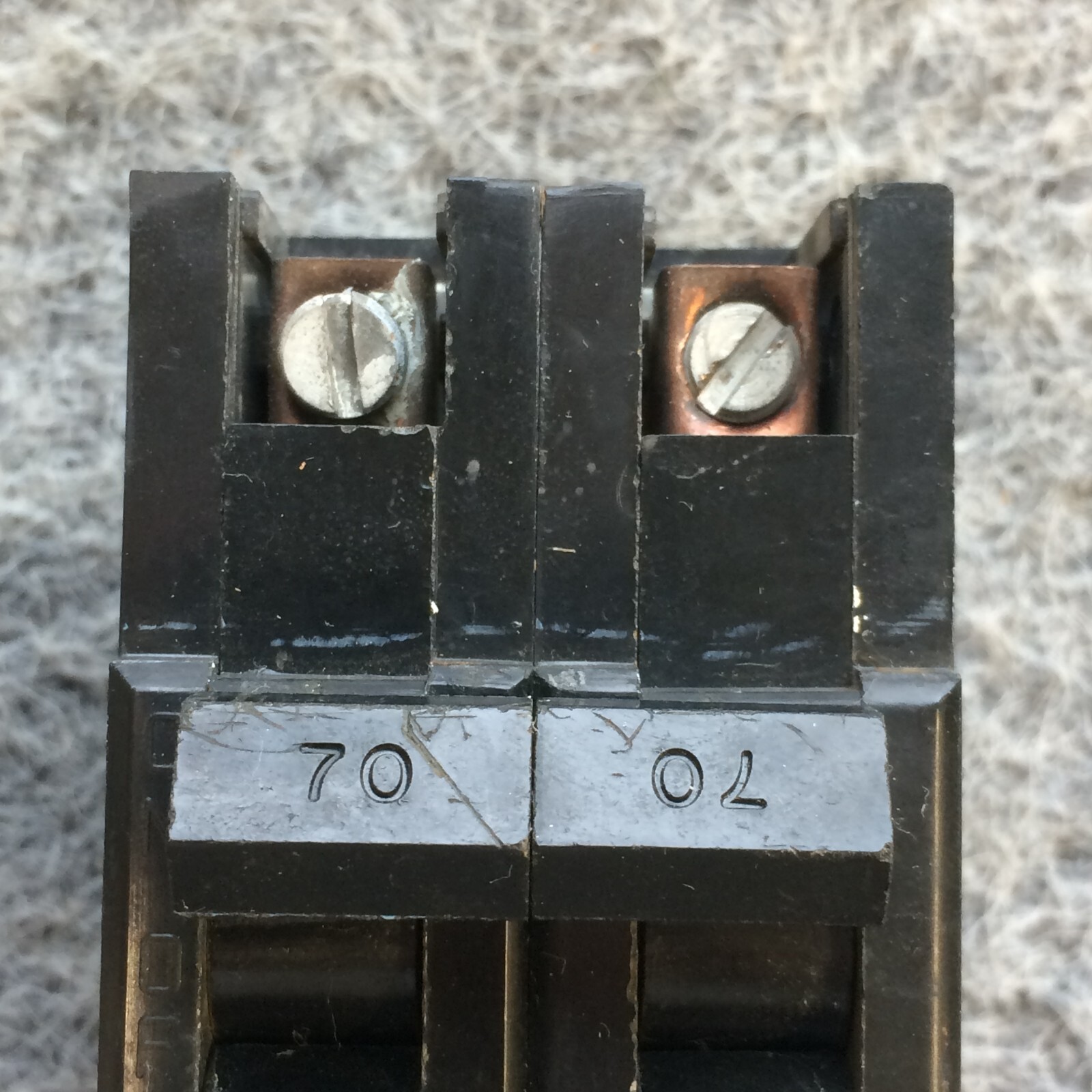 FPE NA270 Federal Pacific 2P NA 70A Stab-Lok Circuit Breaker 70 AMP 2 POLE Black