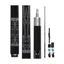 Carbon Fiber Pool Cue Stick 20-21 oz, Professional 13mm Rainbow Tip, 3/8 8 ...