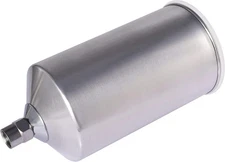 1 Qt Gravity Feed Paint Pot Aluminum Spray Gun Cup w Nylon Snug Fitting Press Fi