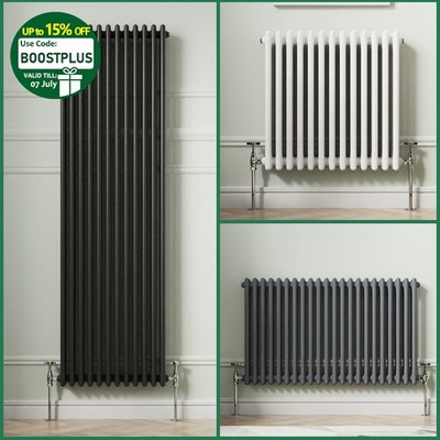 Traditional 2 3 4 Column Cast Iron Vintage Style Radiator Vertical ...
