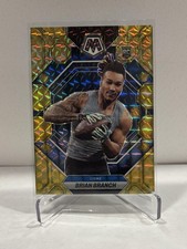 2023 Panini Mosaic #287 Brian Branch Reactive Yellow Mosaic