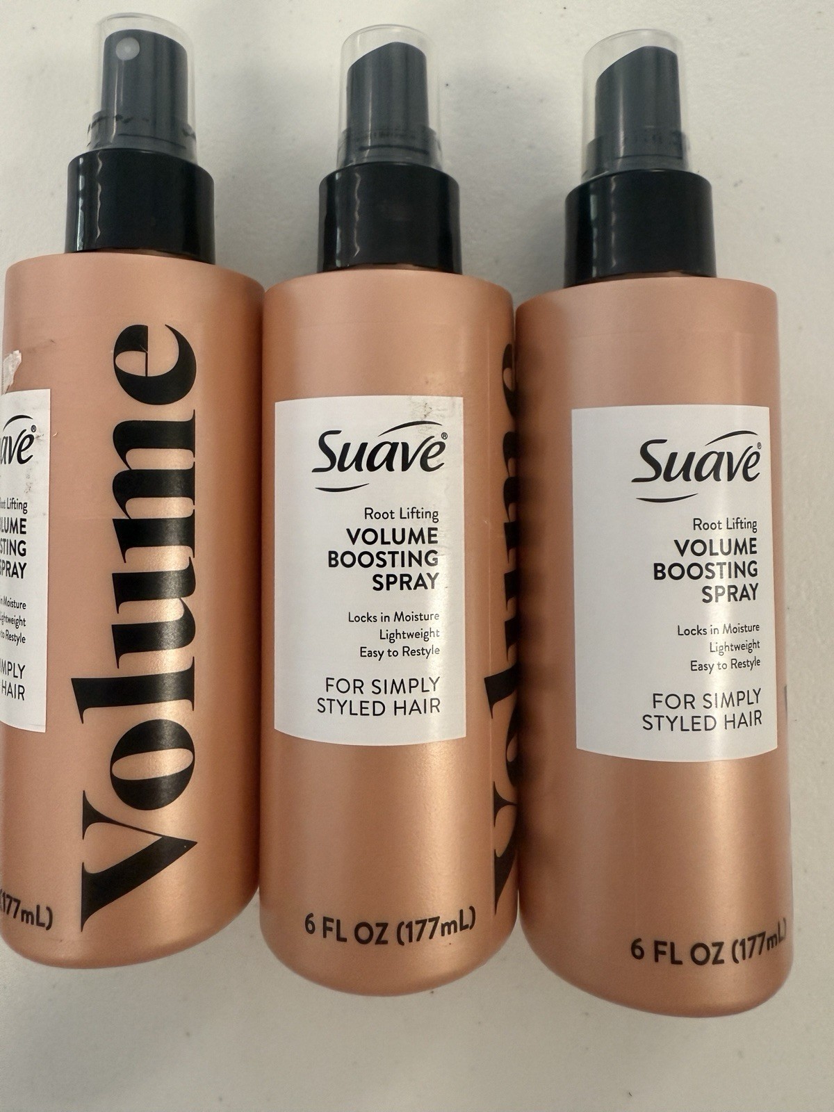 3 Pack BL Suave Volume Root Boosting Spray 6oz ea HTF