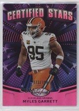 2025 Certified Certified Stars Mirror Pink 173/199 Myles Garrett #CST-MGT 5y7