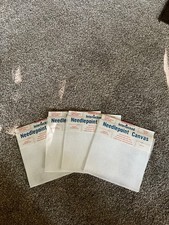 VTG 10 MESH Needlepoint Canvas 4 Pieces measuring 18 x 18 inches Cotton
